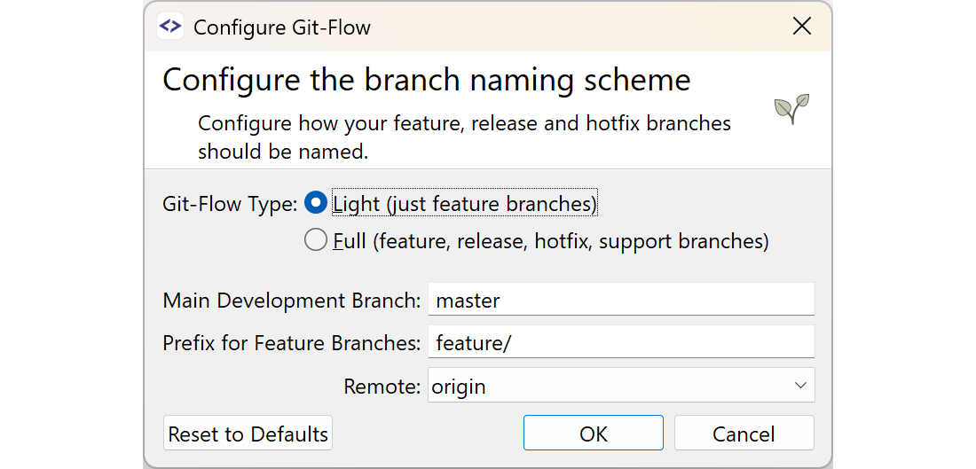 Git-Flow Light Configuration | safeHTML }}