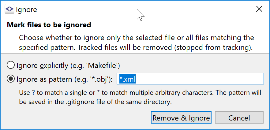 Ignore Tracked Files. | safeHTML }}