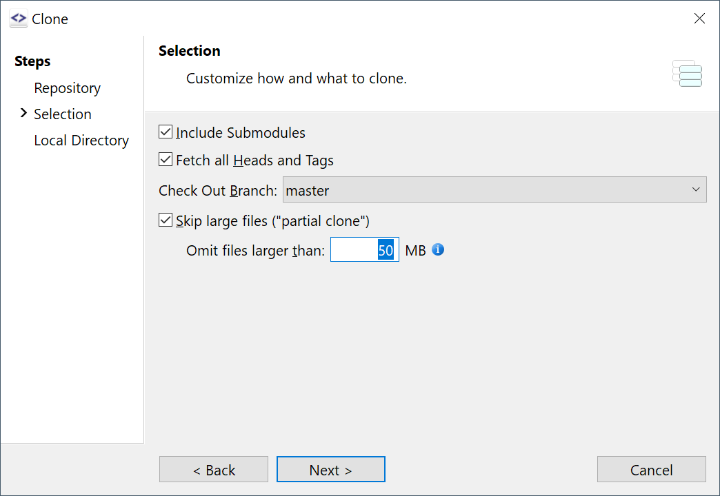 Partial Clone Support. | safeHTML }}