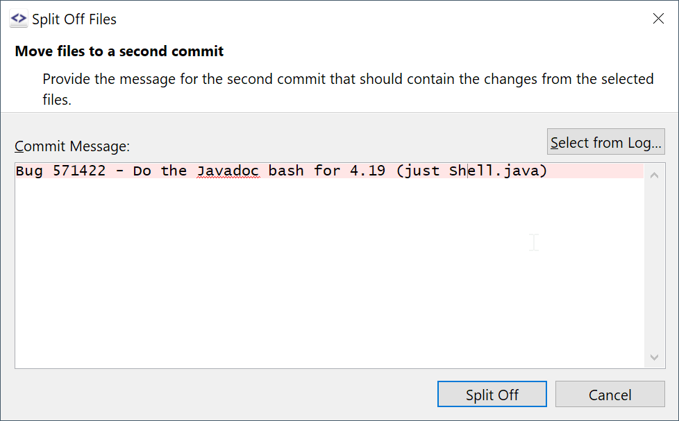 Split-Off Files. | safeHTML }}