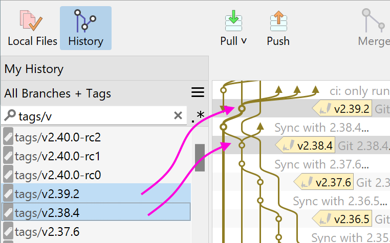 Intuitive Branch/Tag Compare. | safeHTML }}