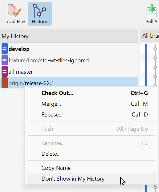 My History Improvements. | safeHTML }}
